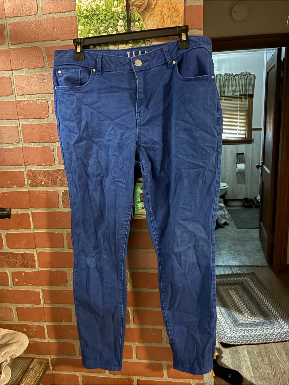 Elle Women's Skinny Jeans in Blue